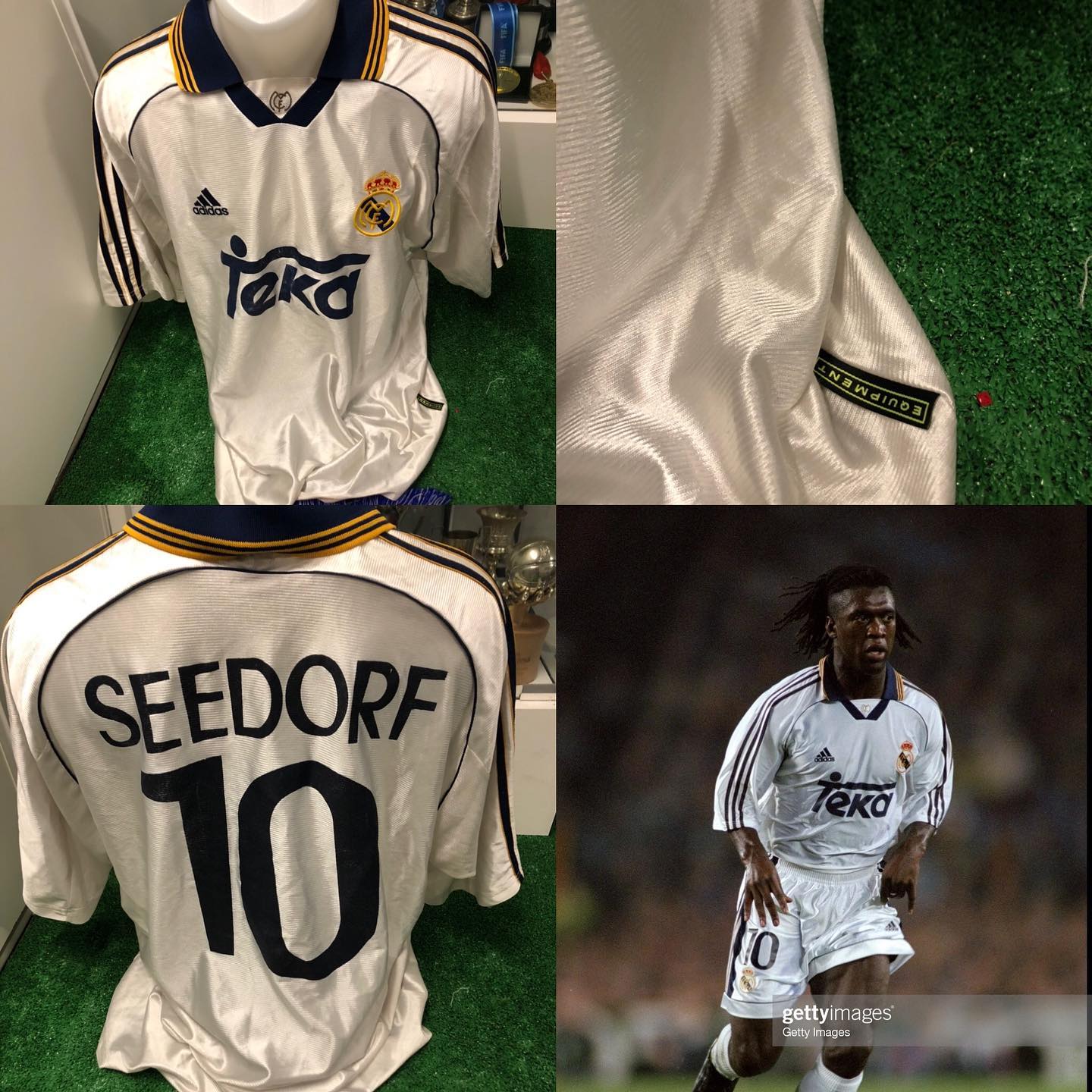 Camiseta Match worn usada por @clarenceseedorf en el Camp Nou e intercambiada al término del encuentro con un jugador...