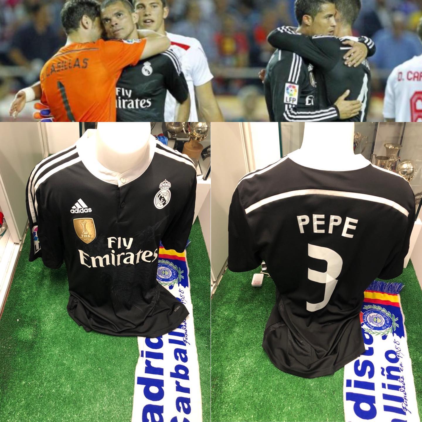 Camiseta usada Match worn  por @official_pepe en el encuentro contra el Sevilla en el que nuestro equipo ganó por 2 a 3