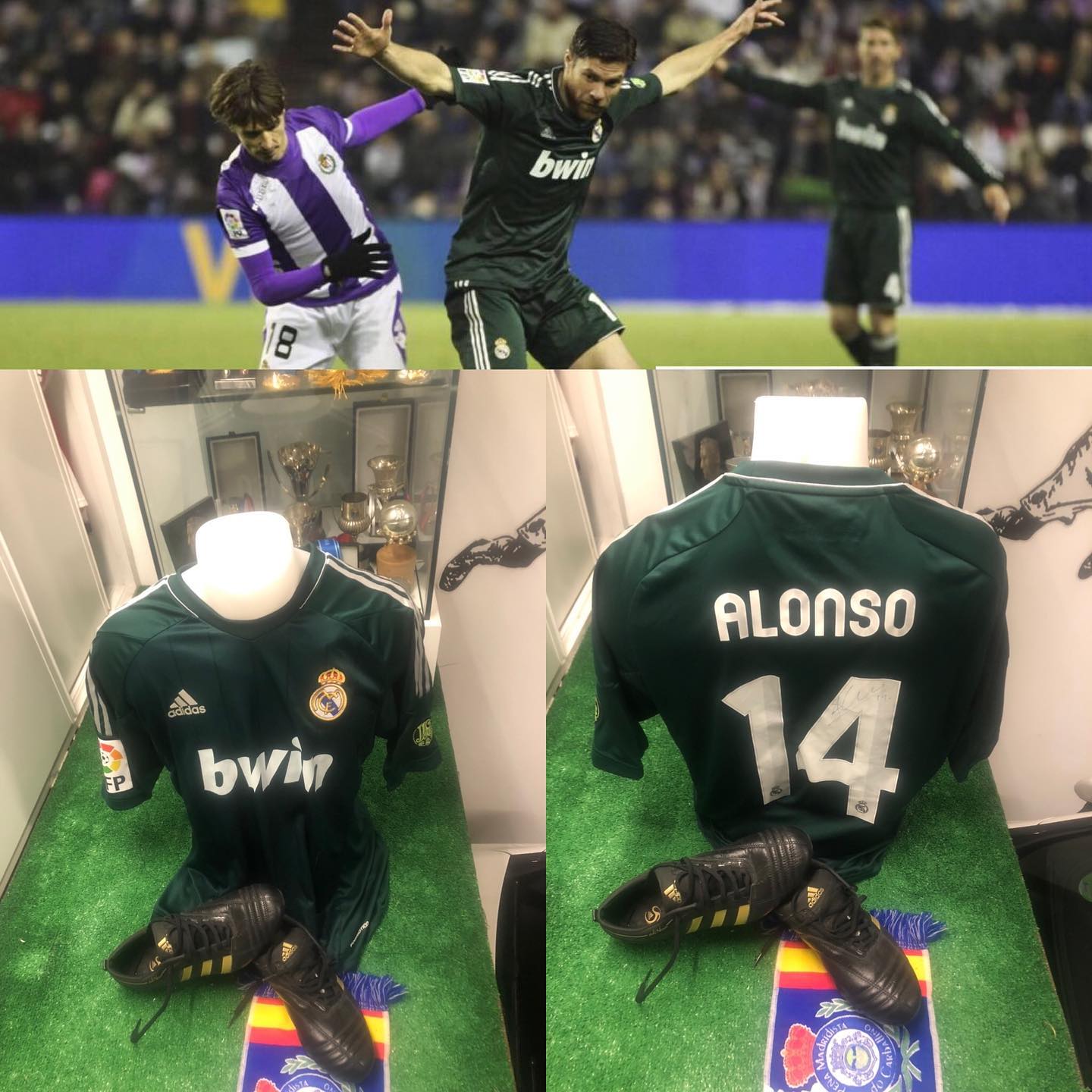 Camiseta Match worn firmada por uno de los mejores mediocentros de la historia Del Real Madrid en el partido en el Jo...