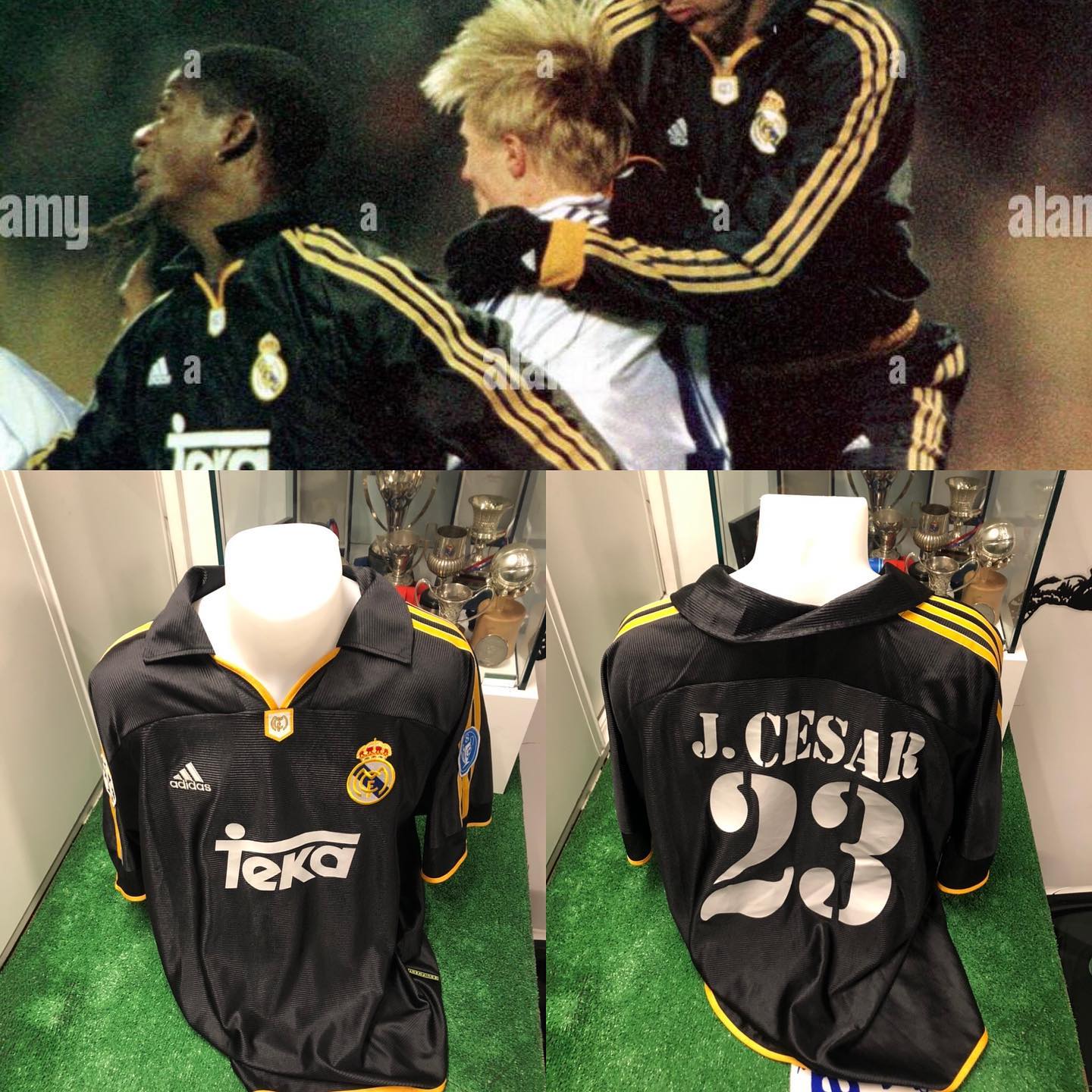 Camiseta usada Match  en el partido Sporting Lisboa-Real Madrid por el central brasileño @juliocesarsantoscorreia que...