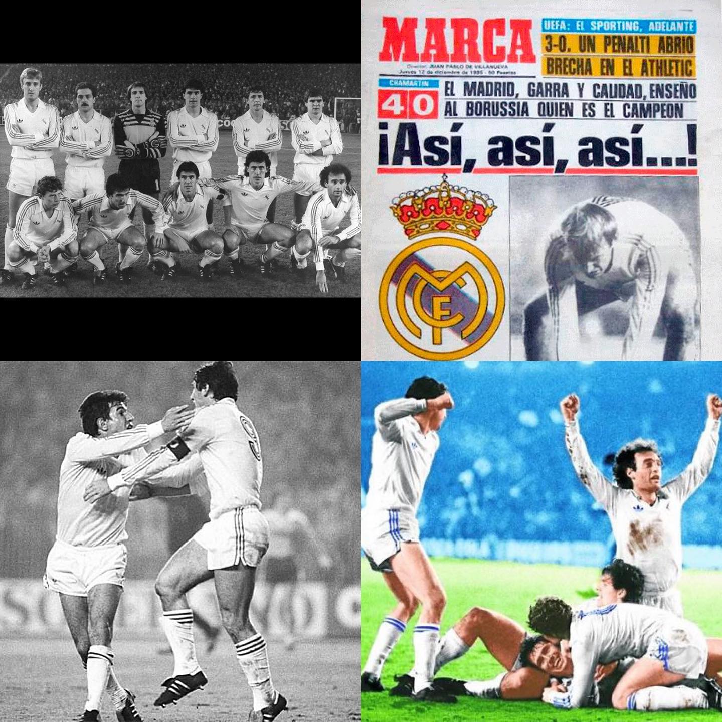Hoy vamos recordar un momento histórico del Madridismo