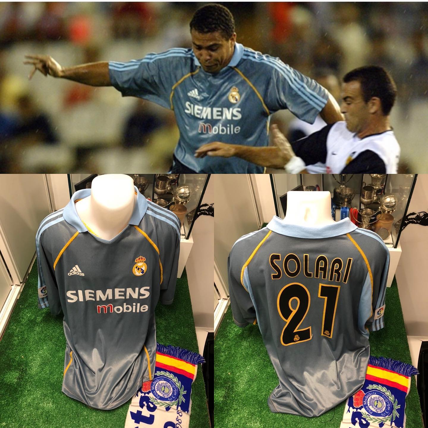 Camiseta Match de @santiagosolari_dt de la temporada 2003/2004