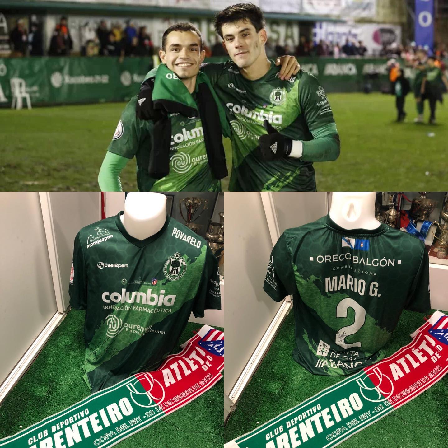 Para recordar ese momento, os mostramos la camiseta del gran jugador y mejor persona @mariogarcia114 que utilizó en e...