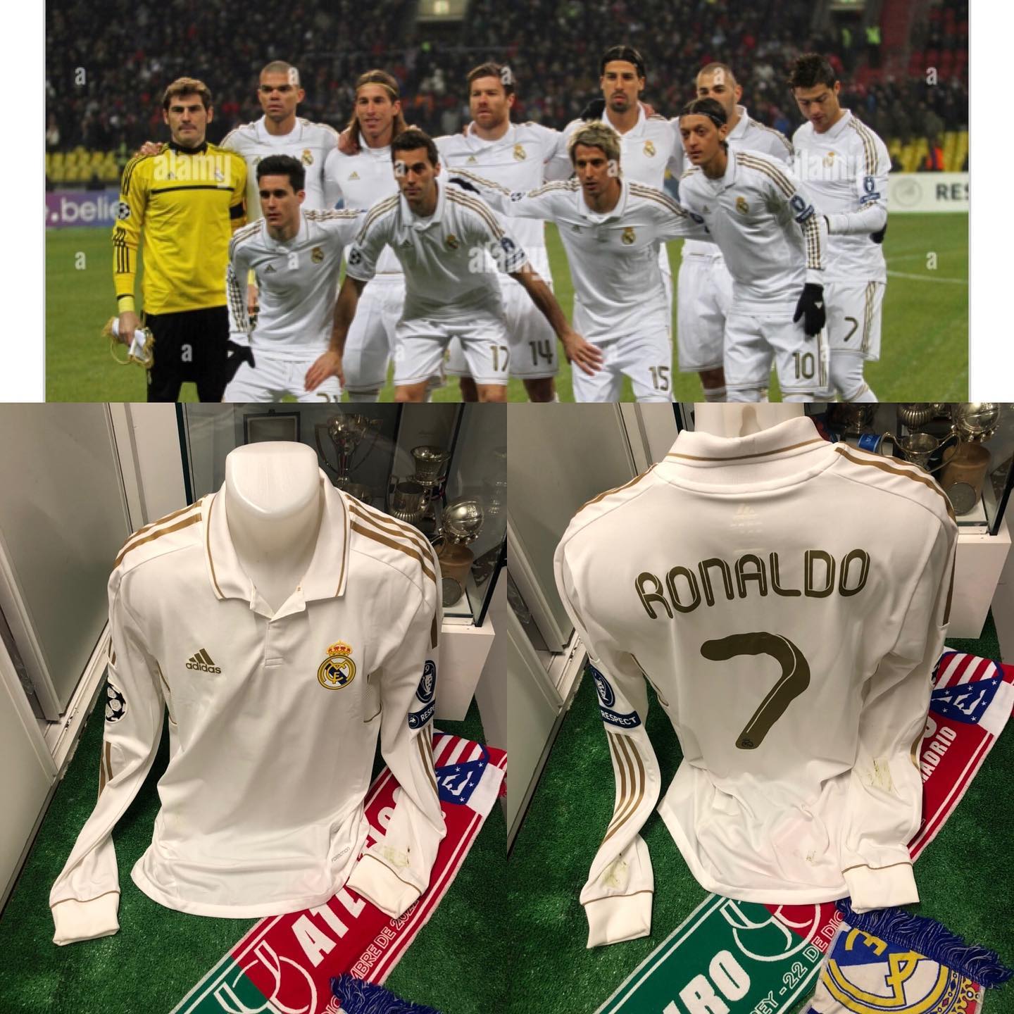 Camiseta usada por @cristiano unwashed del partido Cska 1 Real Madrid 1 donde el Madrid cosecha un gran resultado en ...