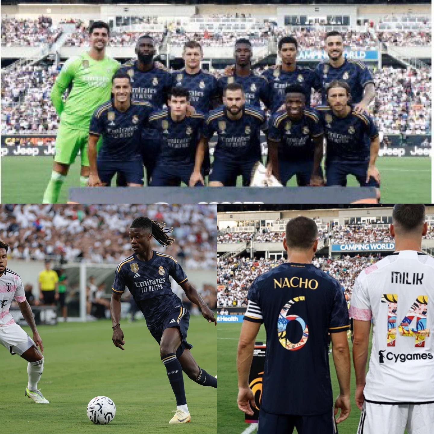 Hoy viajamos hasta el 3 de agosto de 2023 para recordar el amistoso contra la Juve, donde el madrid utiliza un dorsal...