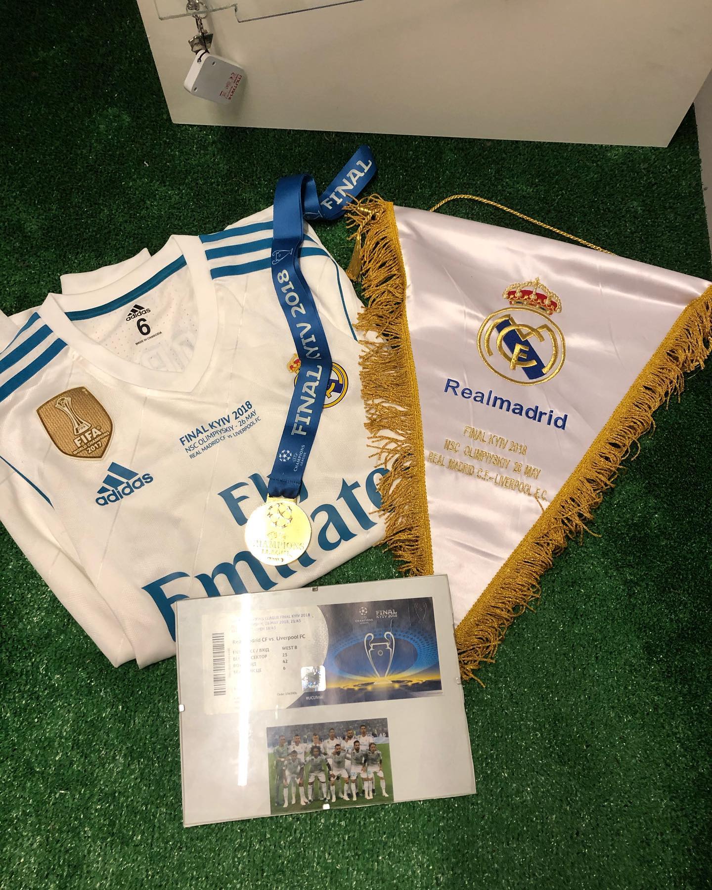 Recuerdos de esa final con la camiseta Match del Partido
