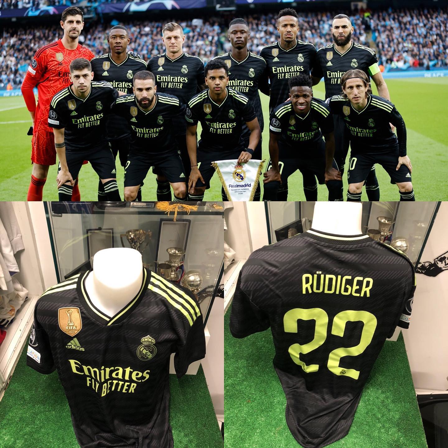 Camiseta de Rudiger del partido disputado en Manchester de infausto recuerdo