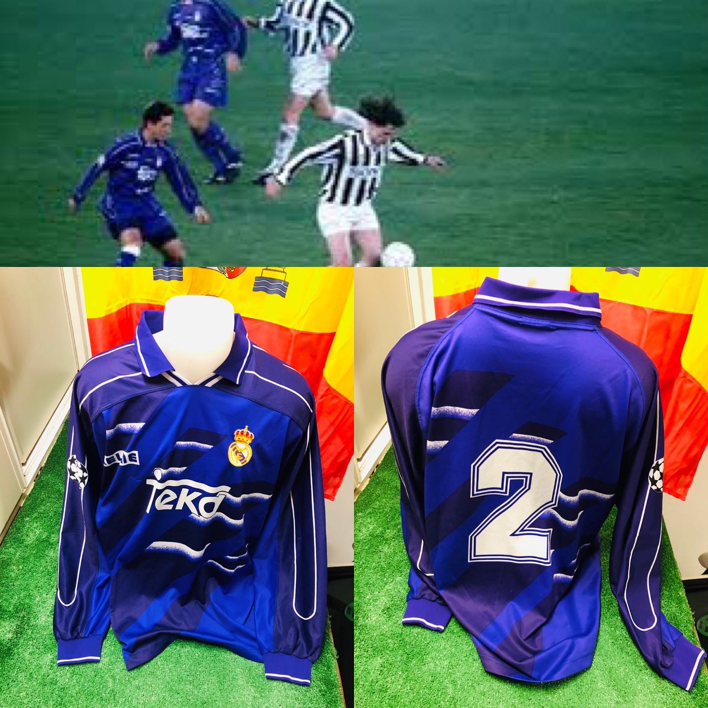 Camiseta usada en ese partido por @chendoo2 e intercambiada con Vierchowod