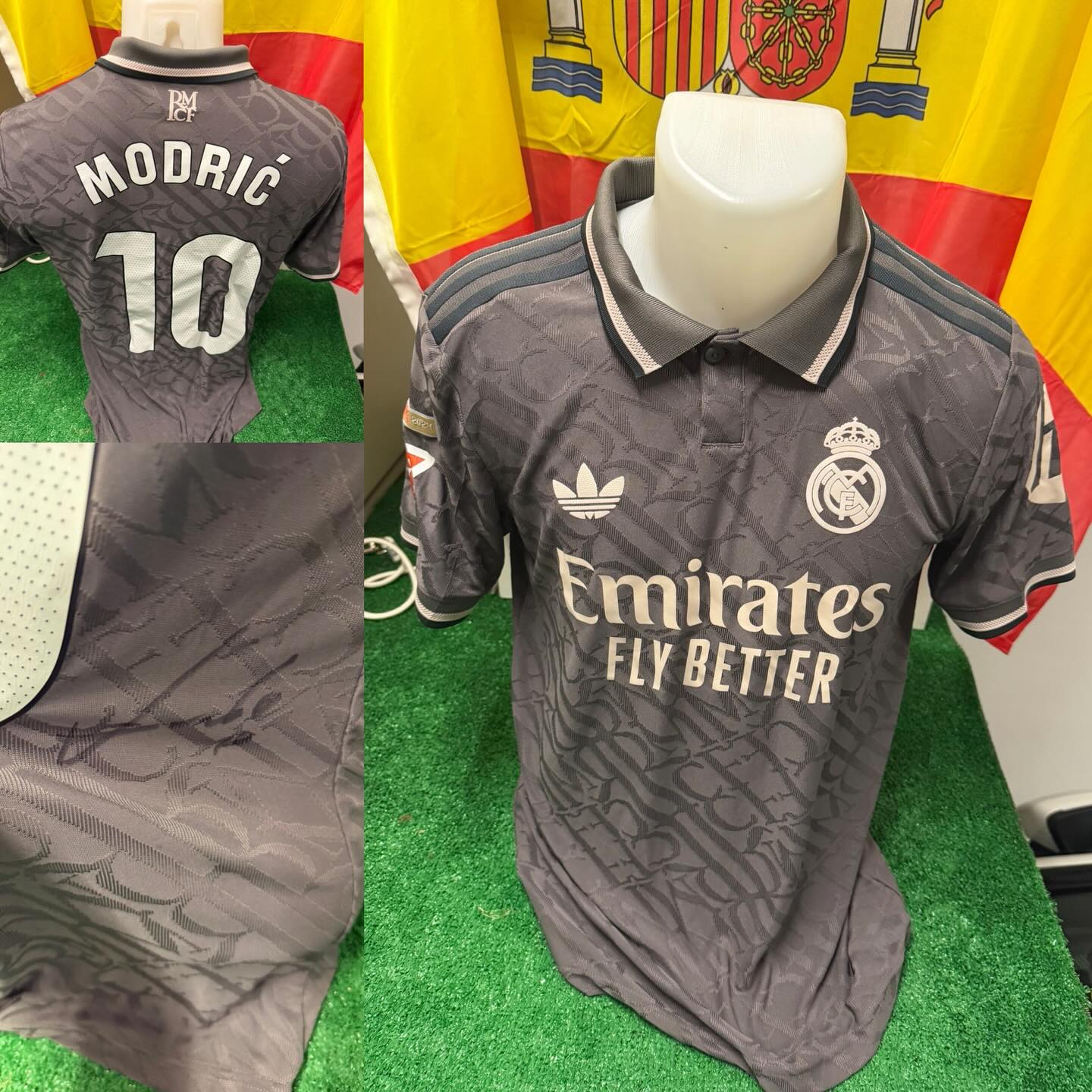 Camiseta firmada, temporada 2024/2025,  por el mago @lukamodric10 cuanto se extraña su calidad y su saber estar en el...